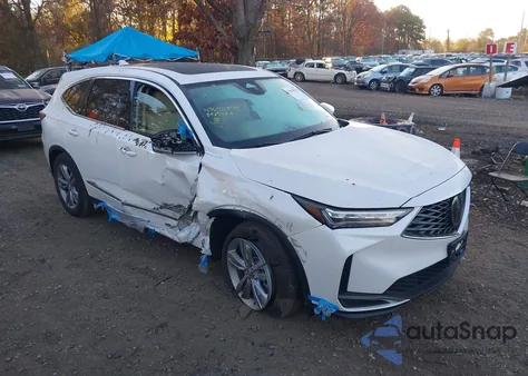 2025 Acura Mdx Standard z USA, uszkodzony, nr VIN 5J8YE1H31SL008992